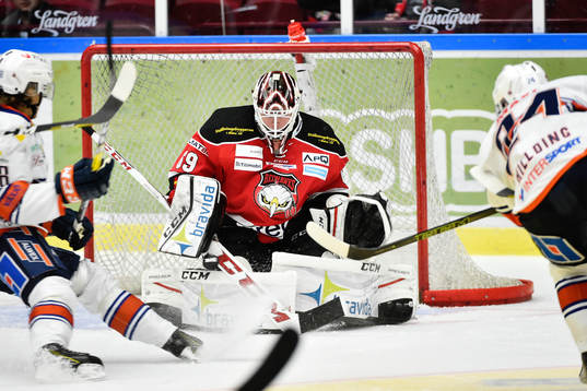 Malmö Redhawks målvakt Oscar Alsenfelt