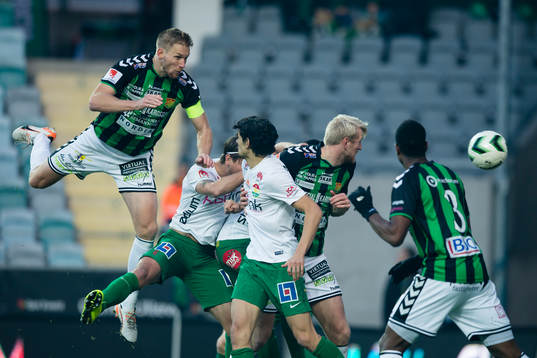 GAIS Steven Old nickar på en hörna