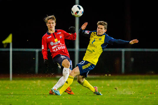 Örgrytes Jakob Lindström och Ängelholms Ardian Rexhepi