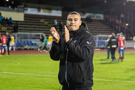 Helsingborgs Jordan Larsson jublar