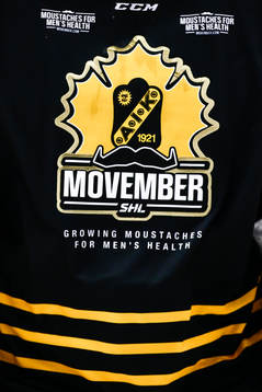 Skellefteås matchtröja med Movember logo