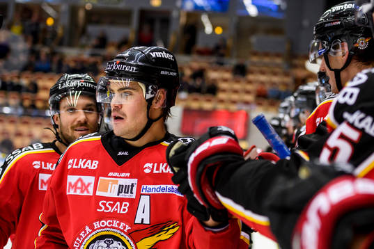 Luleås Karl Fabricius jublar