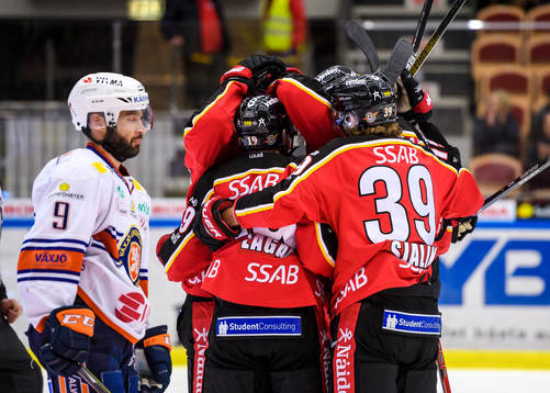 Luleåspelarna jublar