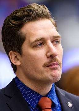 Växjös tränare Sam Hallam