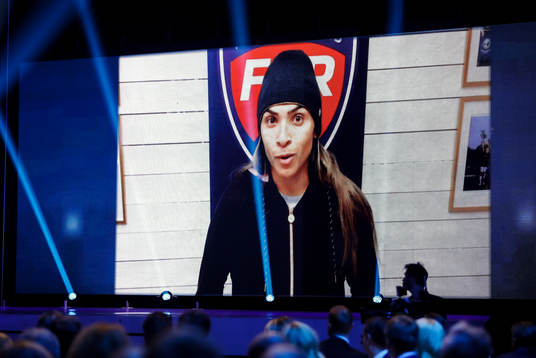 Marta Vieira da Silva, årets kvinnliga mittfältare, med