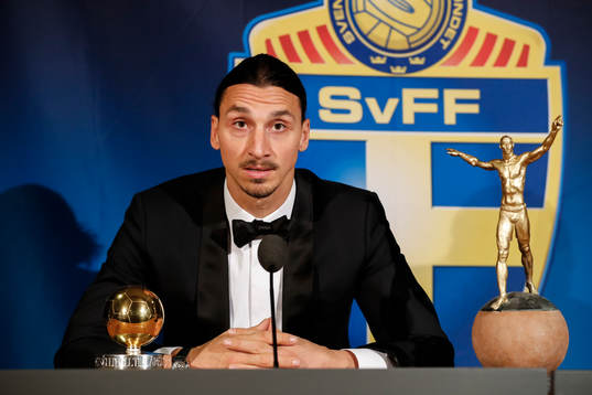 Zlatan Ibrahimovic, vinnare av Guldbollen