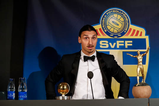 Zlatan Ibrahimovic, vinnare av Guldbollen