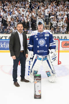 Leksands målvakt Atte Engren utsedd till matchens lirare i