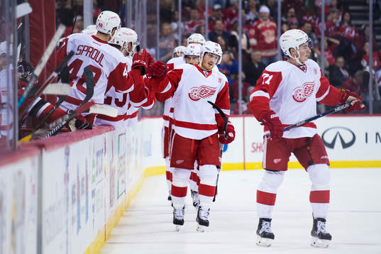 Detroits Gustav Nyquist jublar