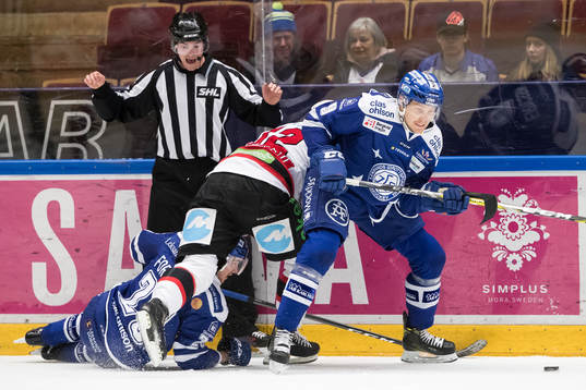 Leksands Lukas Ericsson Malmö Redhawks Andreas Thuresson