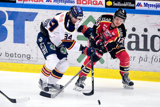 Djurgårdens Daniel Brodin och Luleås Julius Junttila