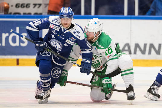 Leksands János Hári och Rögles Christopher Liljewall  i