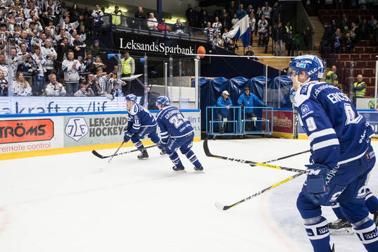 Leksands Martin Karlsson och Martin Grönberg och Lukas