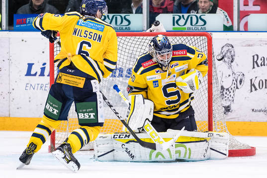 Södertäljes målvakt Alexander Sahlin