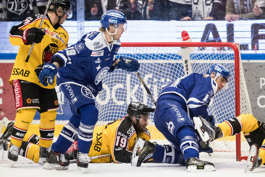 Luleås Jacob Lagacé och Leksands Alexander Ytterell Jon