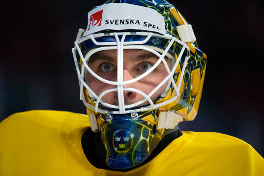 Sveriges målvakt Felix Sandström