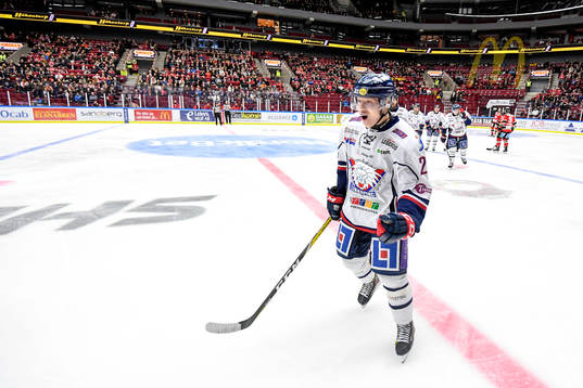 Linköpings Vilmos Gallo jublar