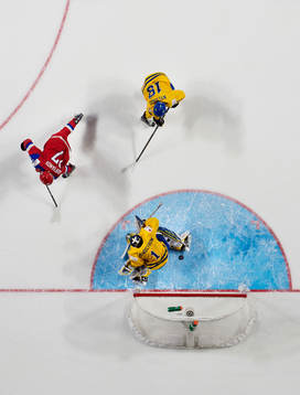 Rysslands Denis Guryanov skjuter in det matchavgörande