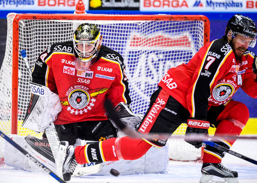 Luleås målvakt Joel Lassinatti