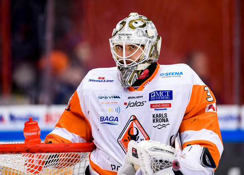 Karlskronas målvakt Johannes Jönsson