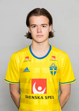 August Erlingmark i P19/98-landslaget poserar för ett porträtt den 10 januari 2017 i Stockholm. 