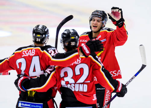 Luleås Christian Jaros (h) jublar