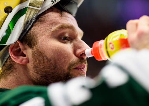 Färjestads målvakt Lars Haugen