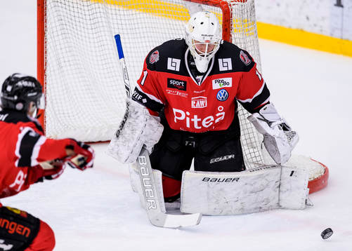 Piteås målvakt Joel Vännström