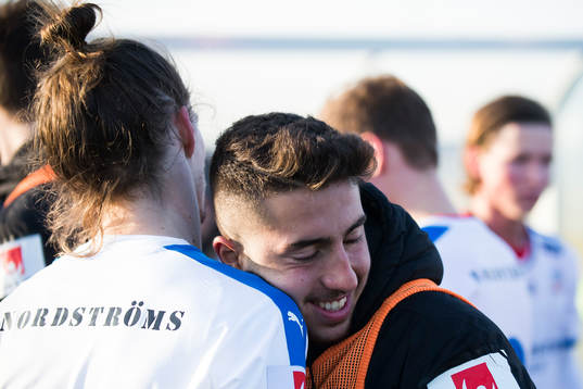 Helsingborgs Jesper kramar om Moustafa Zeidan 