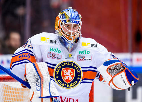 Växjös målvakt Viktor Andrén