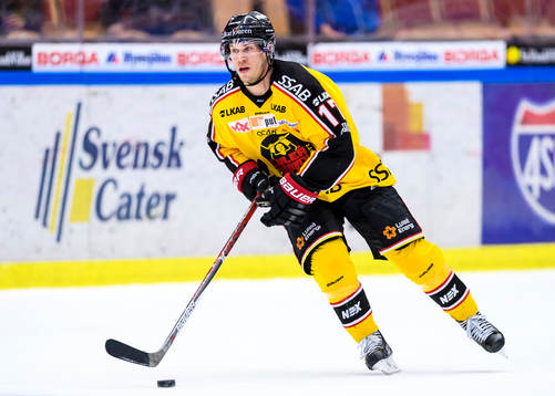 Luleås Andreas Falk med pucken
