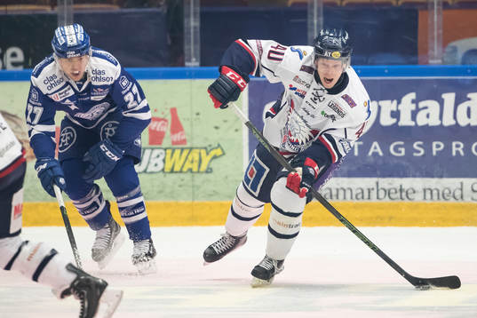 Linköpings Ken André Olimb och Leksands Eric Castonguay