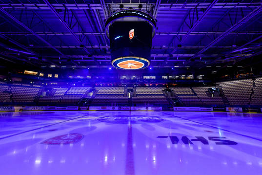 Generell interiör vy från Vida arena före