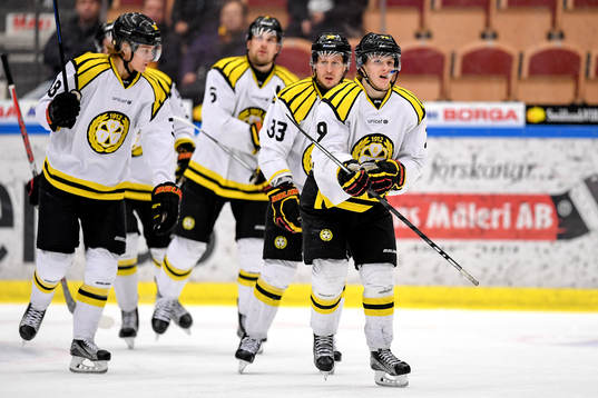 Brynäs Daniel Mannberg jublar