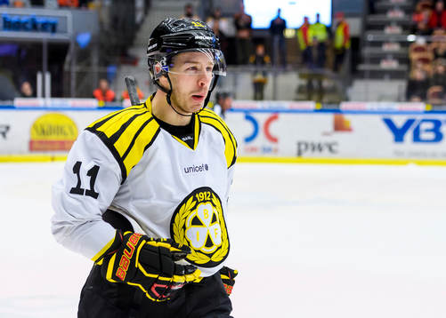 Brynäs Kevin Clark jublar