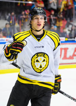 Brynäs Oskar Lindblom jublar