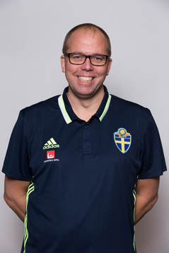Domarcoachen Peter Vesterholm poserar för ett porträtt