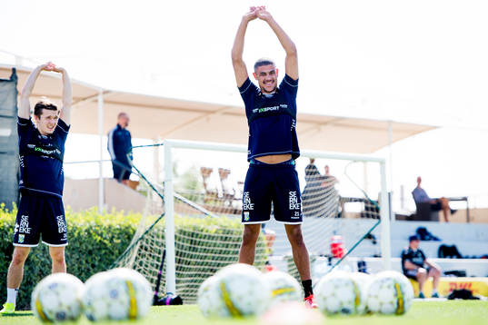 IFK Göteborgs Patrik Karlsson Lagemyr och Benjamin Zalo