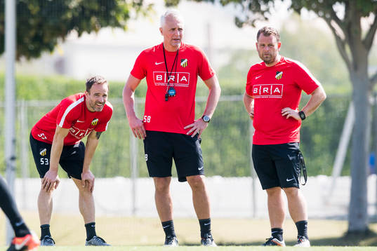 Assisterande tränare Christian Lundström, assisterande