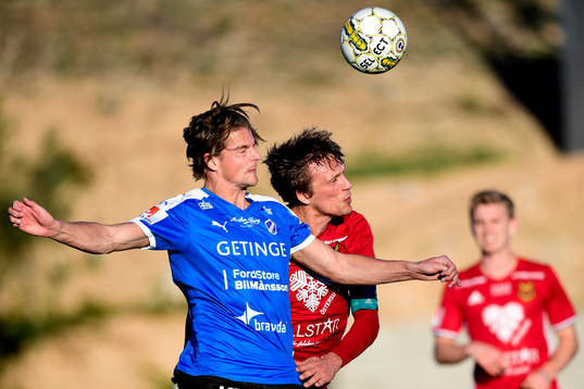 Halmstads Fredrik Liverstam och Östersunds Bobo Sollander Jansson