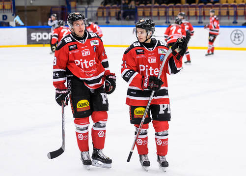 Piteås David Pettersson (v) och Alexander Forsberg (h)