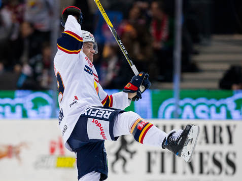 Djurgårdens Matt Anderson jublar