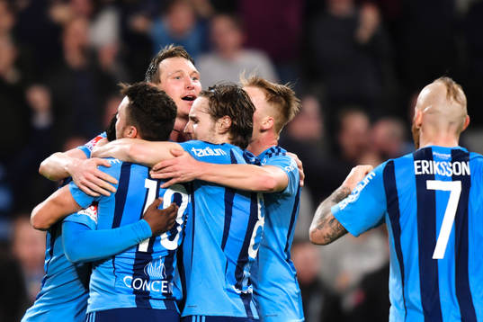 Djurgårdens Kim Källström jublar