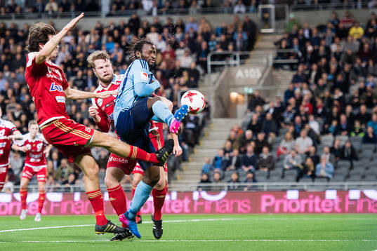 Degerfors Sebastian Ohlsson och Christoffer Wiktorsson mot