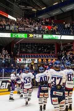 Linköpings spelare jublar