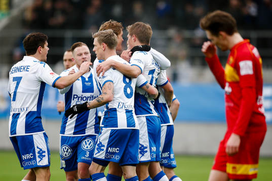 IFK Göteborgs Mikael Boman jublar