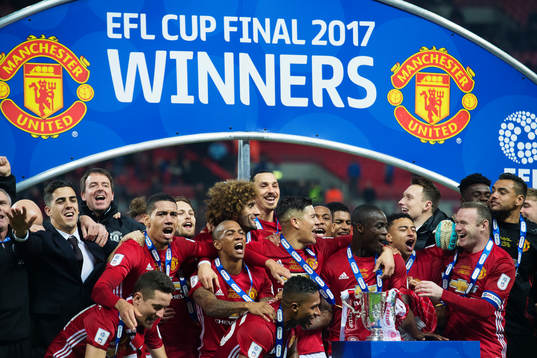 Manchester Uniteds Zlatan Ibrahimovic jublar