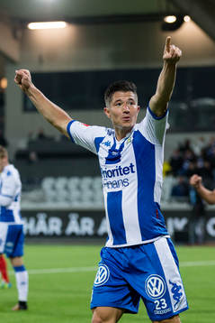 IFK Göteborgs David Boo Wiklander jublar