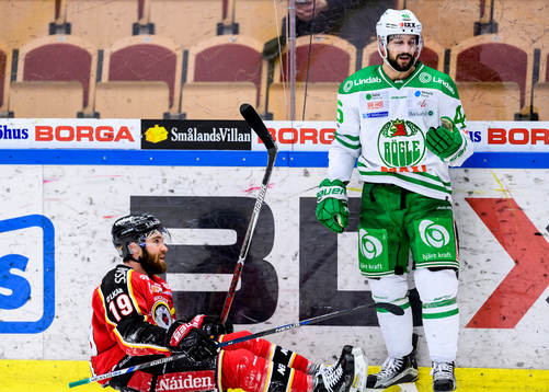 Luleås Jacob Lagacé och Rögles Kevin Marshall