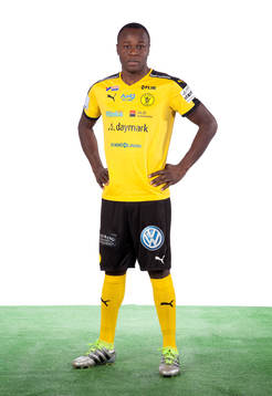 Frejs Nsima Peter poserar för ett porträtt den 1 mars 2017 i Stockholm.